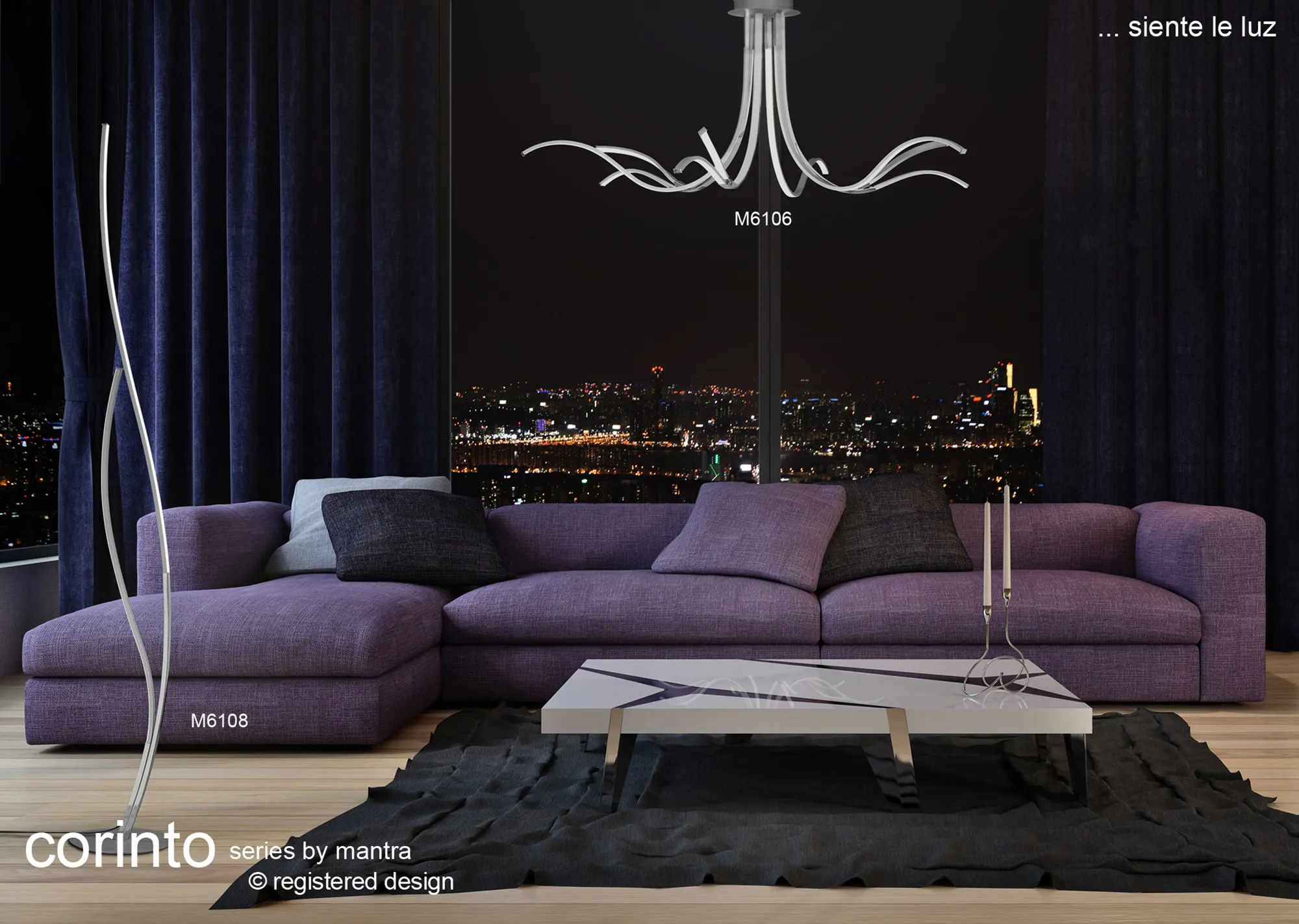Corinto Table Lamps Mantra Designer Table Lamps